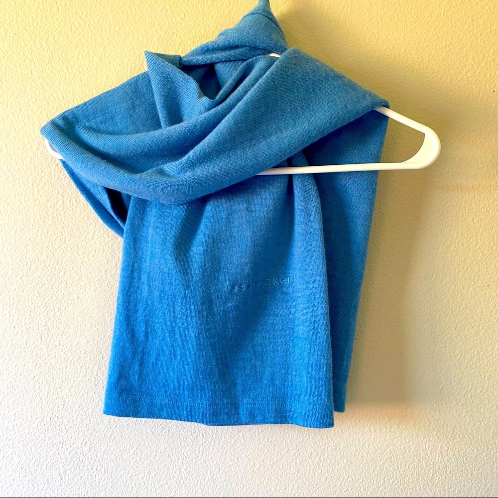 ICEBREAKER Turquoise Scarf 100% Merino Wool 🇳🇿